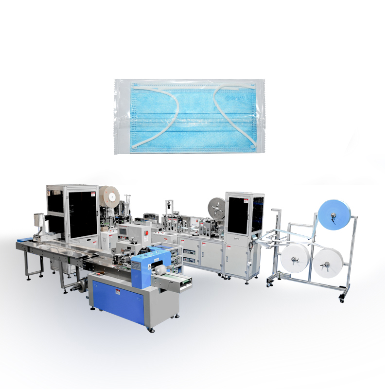 Automatic CCD Inspection Medical Mask Producing and Packing Line