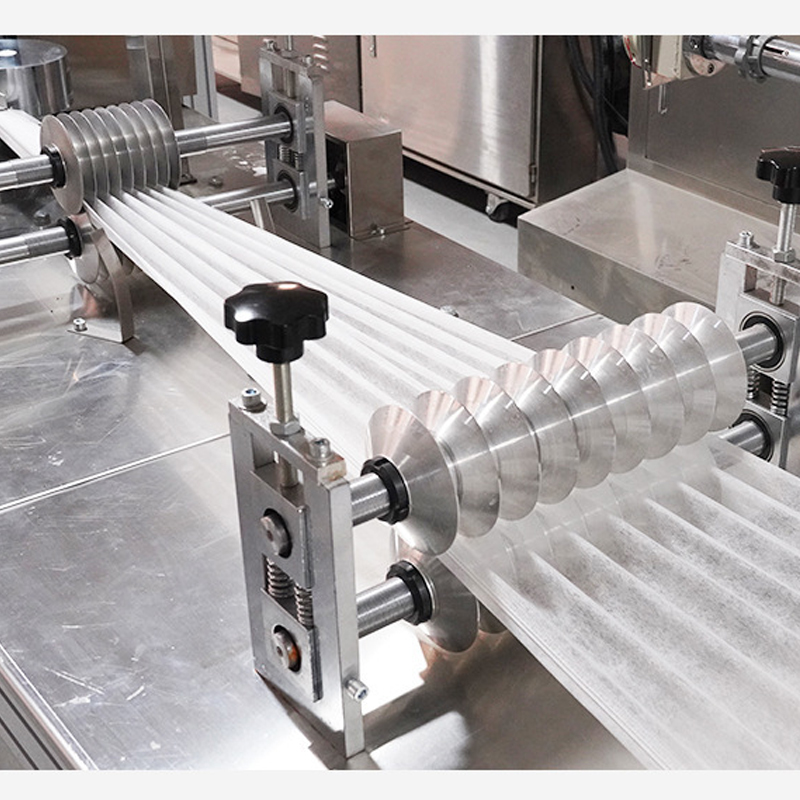 Strip hat production and packaging line