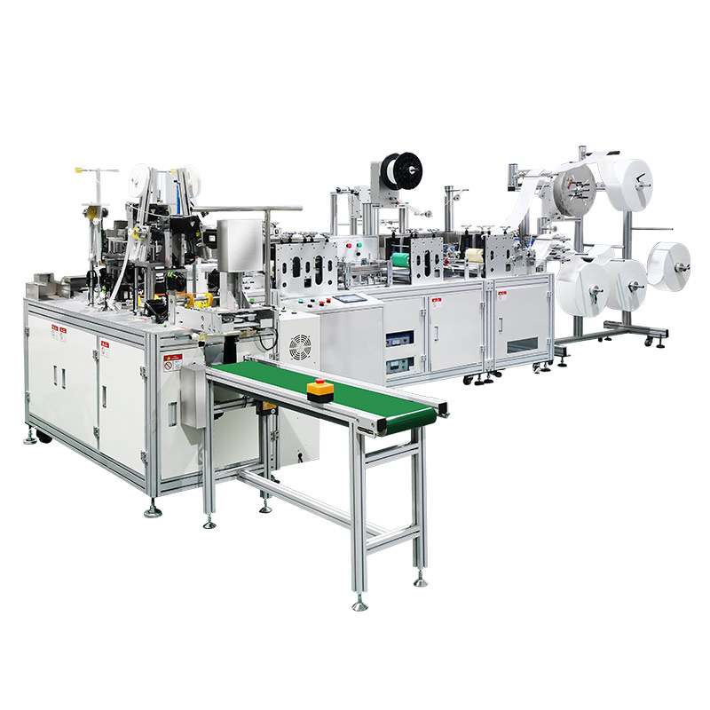 Double Nose Line Sticking Flat Mask Machine